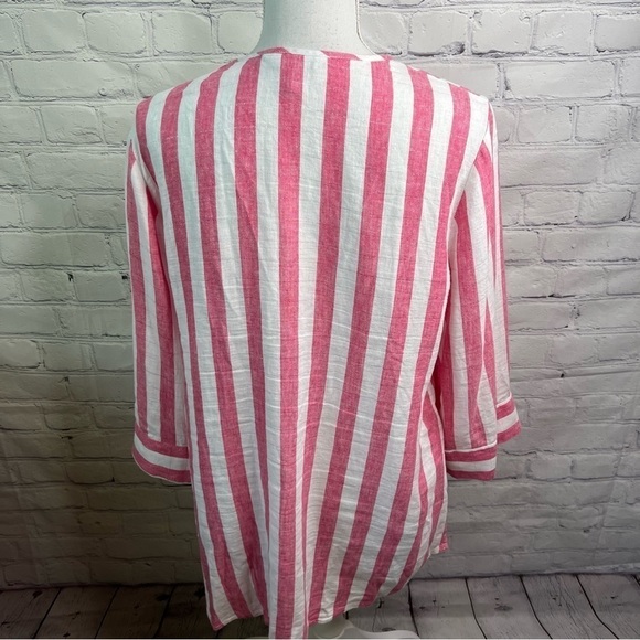 Tommy Bahama Linen Blend Top Medium - Picture 3 of 7